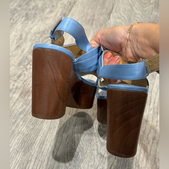 Alexandre Birman blue clarita clog heel sandals - Picture 6 of 9